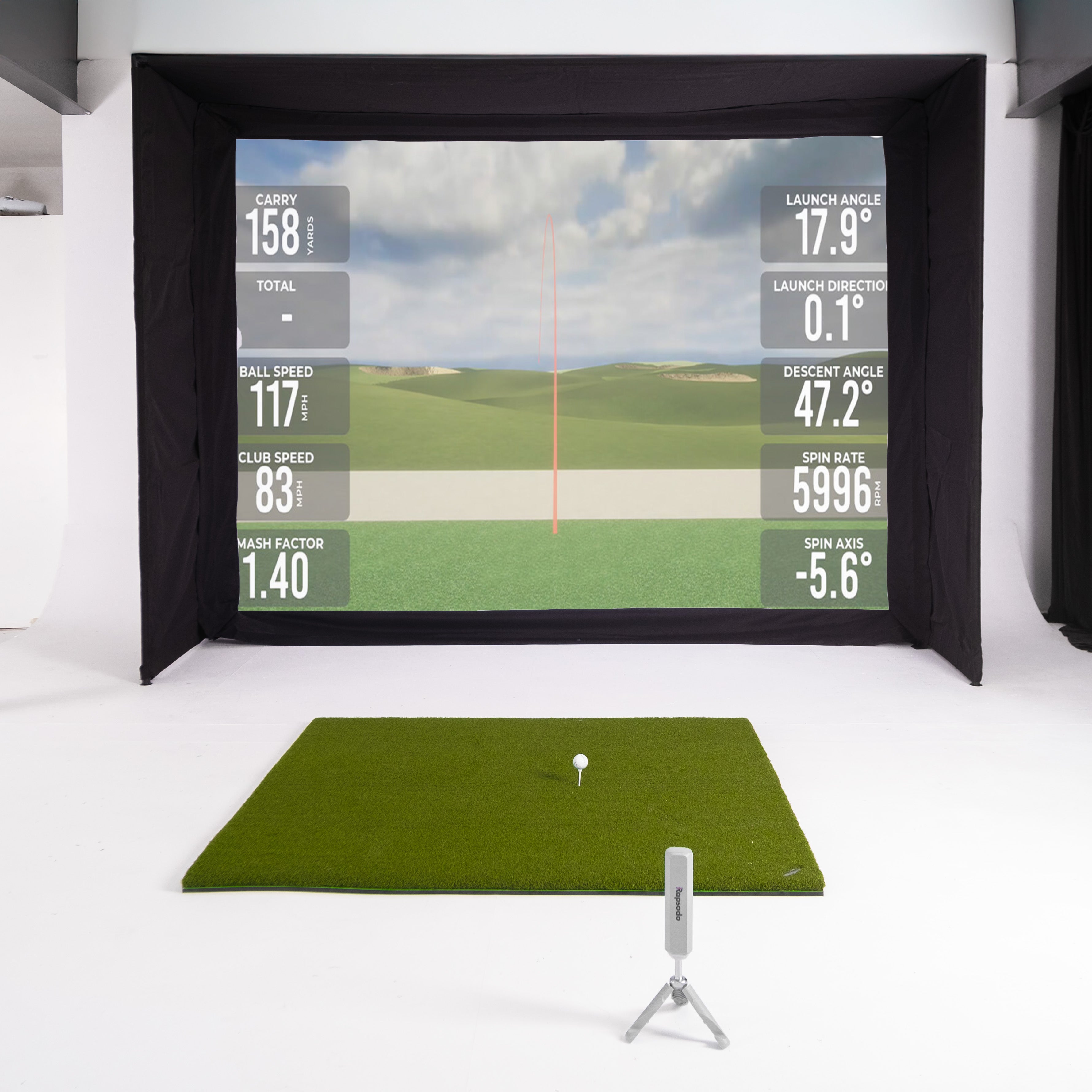 Rapsodo MLM2Pro EasySim Golf Simulator Bundel