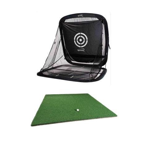 Spornia SPG-7 Golf Oefennet + Golfmat Set