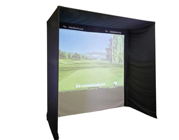 GolfBays EasySim Golf Simluator Hitting Enclosure