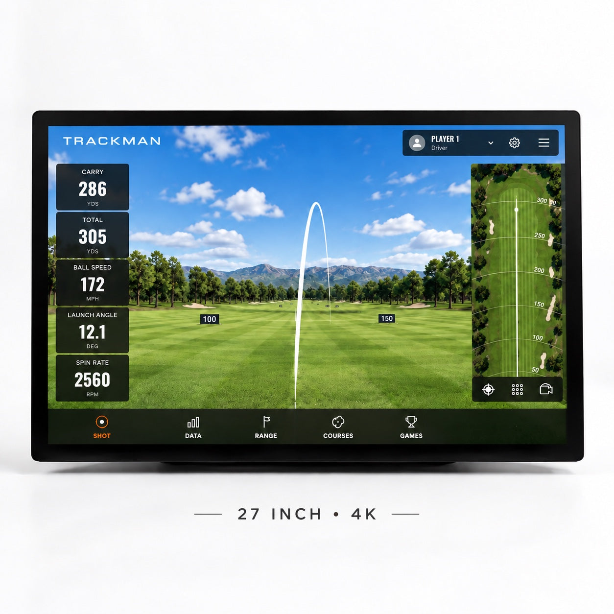 Golfbays 4K touchscreen monitor 27"