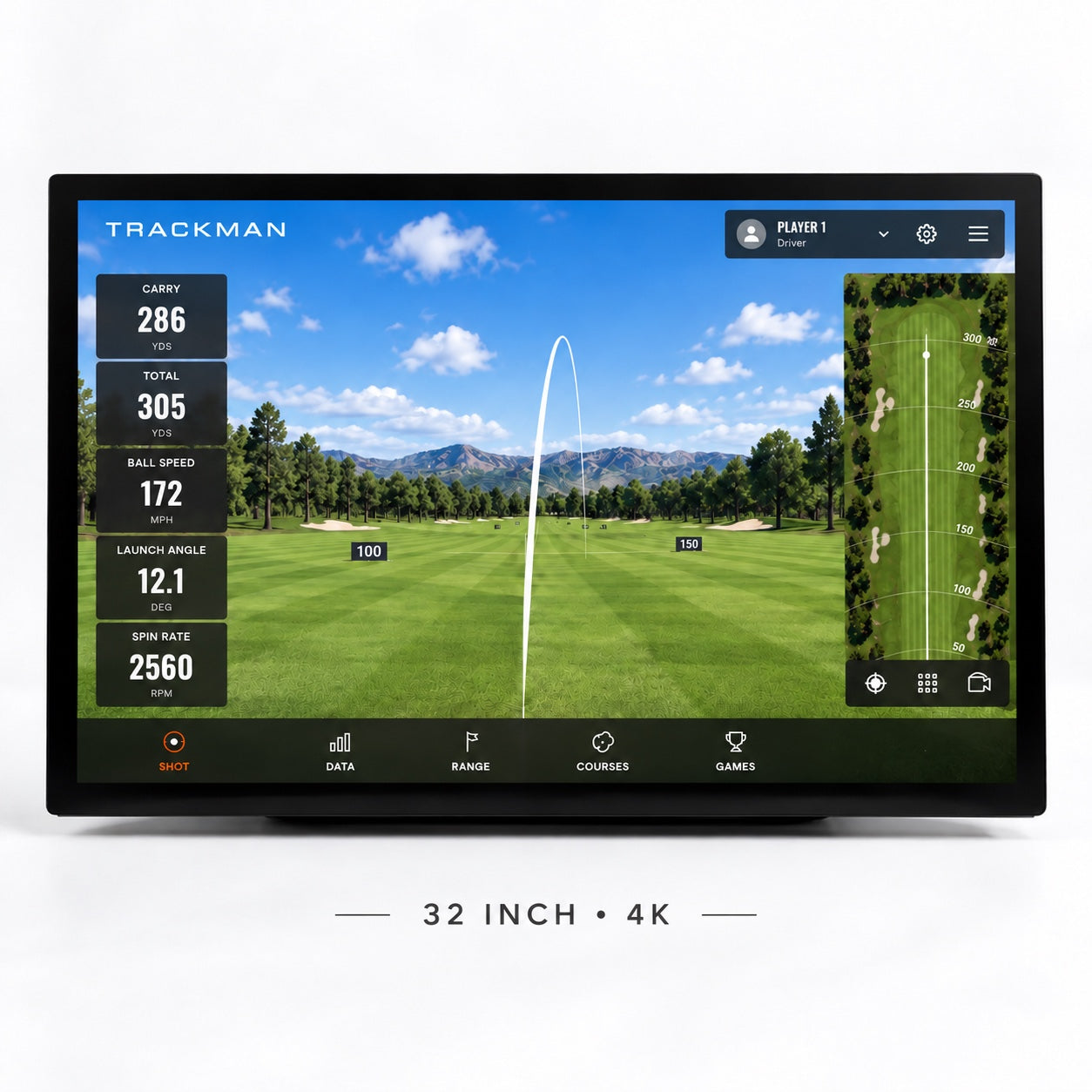 Golfbays 4K-touchscreenmonitor 32"